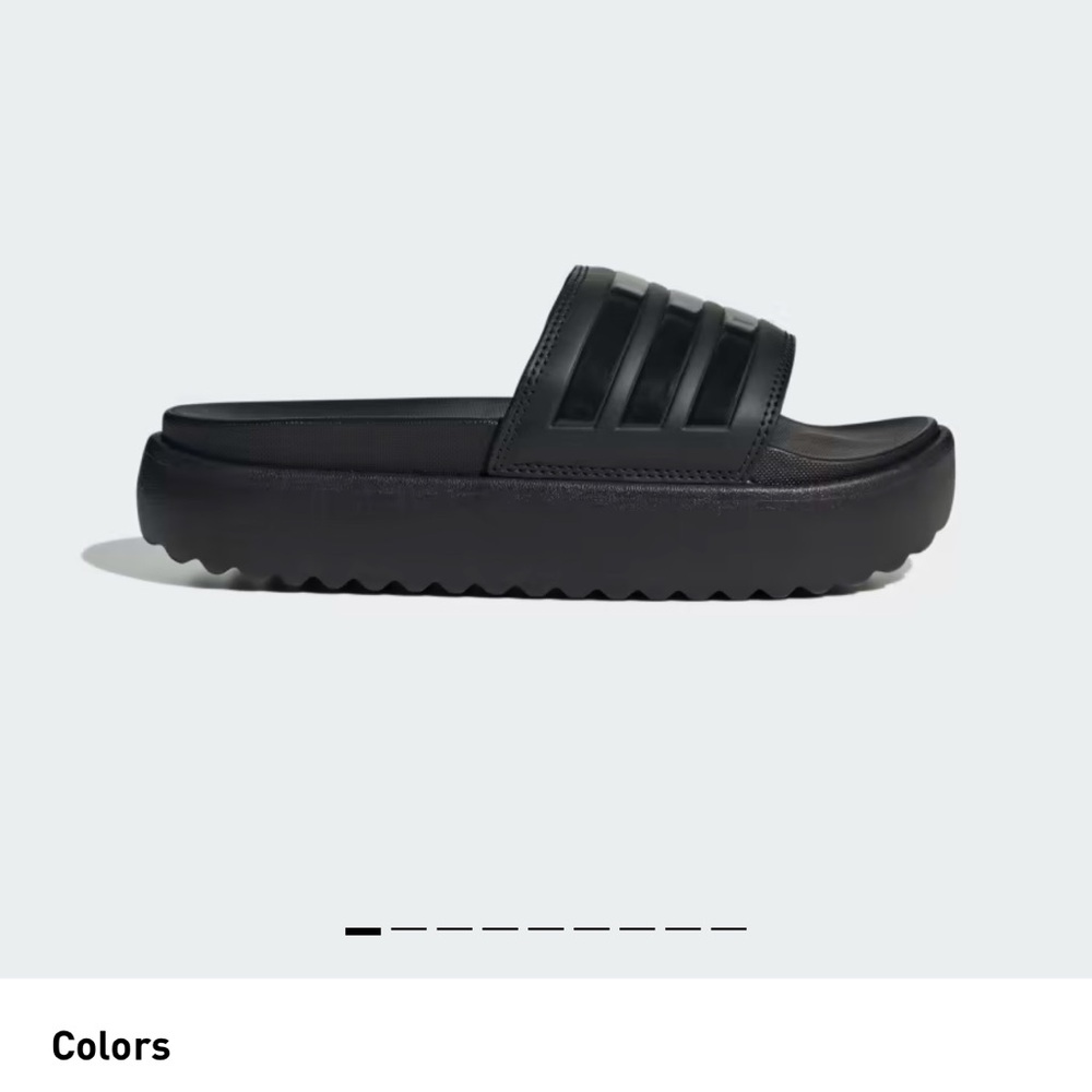 Adidas Black Slide Sandals